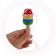 thumbnail image 3 of EeaseMX Juguete de madera con forma de taza y pelota Kendama, juguete creativo para ejercitar la coordinación ojo-mano, juego de habilidad para atrapar, regalo artesanal para niños y niñas (rojo), 3 of 7