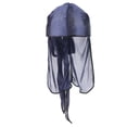 thumbnail image 2 of Tapa larga Gorra Unisex Seda Long Silk Tail Bandana - 6 colores - , se describe azul marino Magideal Tapa larga, 2 of 7