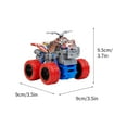 thumbnail image 5 of STPToys Monster Truck Toys for 3+,Friction Powered Push and Go Motorcycle Four Wheel Drive Inertia Car Toy Birthday Party Supplies - Yellow, 5 of 5