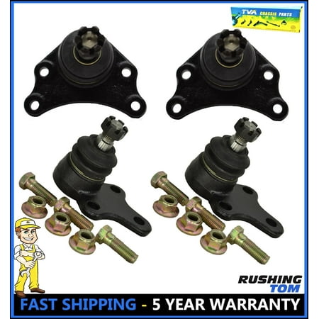 Toyota Lowering Kits - 89-95 Toyota Pickup 2WD 04-05 Hilux RWD Front Upper & Lower Ball Joint 4 Pc Kit