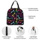 thumbnail image 4 of Easygdp Colorful Dragonflies Bolsa Térmica Premium - Tela Oxford Impermeable, Gran Capacidad, Bolsillo Frontal, Unisex para Trabajo, Escuela, Actividades al Aire Libre y Picnics, 4 of 8