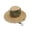 Khaki-f, variant on Western Cowboy Hat for Men Women Red Cowboy Country Unisex Halloween Classic Roll Up Fedora Hat