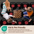 thumbnail image 4 of Design&I 6'x9' Ultra Soft Area Rug, Cd Vinyl Record Retro Disc Concentric Groove Border Soundwave Music Flowing None Fluffy Washable Non Shedding for Guest Room Bedroom Living Room, 4 of 7