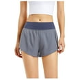 thumbnail image 5 of Yuzhih Womens Shorts 2 in 1 Running High Waisted Gym Yoga Shorts Lightweight Quick Dry Workout Athletic Shorts, 5 of 5