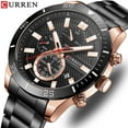thumbnail image 2 of CURREN New Style Watches for Men Sport Stainless Steel Wristwatches with Luminous Point Quartz Movement Clock for Male, 2 of 6