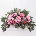 thumbnail image 4 of Kit Artificial Wedding Arch Flowers Kit Elegant Silk Cloth Plastic Artificial Flower Swag Decoration, 4 of 8