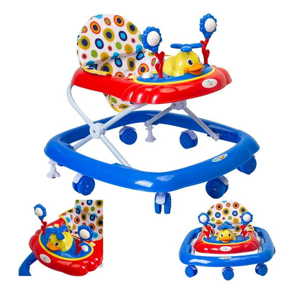 Andadera Para Bebé Interactiva Musical Starkids Alfa Azul