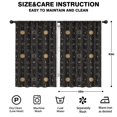 thumbnail image 2 of Blackout Kids Curtains,Black Gold Sun Moon Star Pattern Childrens Insulated Curtains Set Of 2,Bedroom Essentials,Toddler Room Decor 42x63in(106x160cm), 2 of 5