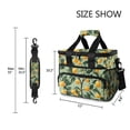 thumbnail image 3 of FORMRS Insulated Cooler Bag 24 Cans Capacity Soft Leakproof Lunch Box with Side Pockets, Orange Tree, 3 of 7