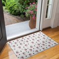 thumbnail image 2 of White Cow Black Spot Bow Pattern Door Rugs,Washable Non Slip Door Mats Indoor,Decorative Door Mats,Entry Mat Indoor for Entrance,Bedroom,Kitchen,Bathroom,17"x30", 2 of 6