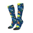 thumbnail image 2 of Balery Dinosaur In Space Fun Novelty Socks Men'S Women'S Crew Socks Funny Crazy Novelty Socks Quirky And Cool Socks, 2 of 9