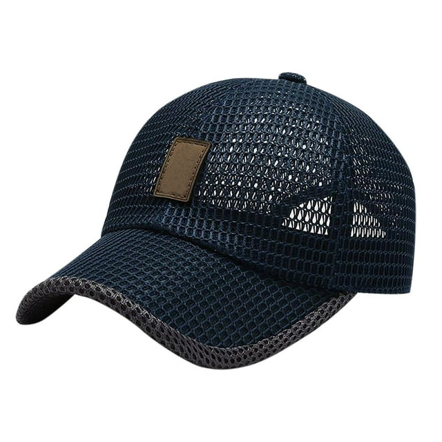 Men's Summer Sun Hat Breathable Visor Cap Outdoor Sports Fashion Lightweight Adjustable