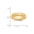 thumbnail image 4 of Auriga Fine Jewelry 14K Yellow Gold Migraine Comfort Fit Wedding Band Size 7.5 for Women, 4 of 5