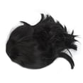 thumbnail image 4 of Peluca Negra Recta Corta ANGGREK de Pelo Sintético, 4 of 7