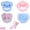 Multicolor, variant on 4PC Magnetic Doll Pacifier Set with Internal Magnets, Replacement Dummy Pacifiers for Magnetic Dolls, Compatible with Dolls Having Magnetic Mouth Accessories