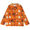 thumbnail image 5 of Evdexr Halloween Cardigan Women Skeleton Pumpkin Graphic Cardigan Sweaters Funny Knit Button Down Long Sleeve Jackets Open Front Lightweight Cardigans XL, 5 of 5