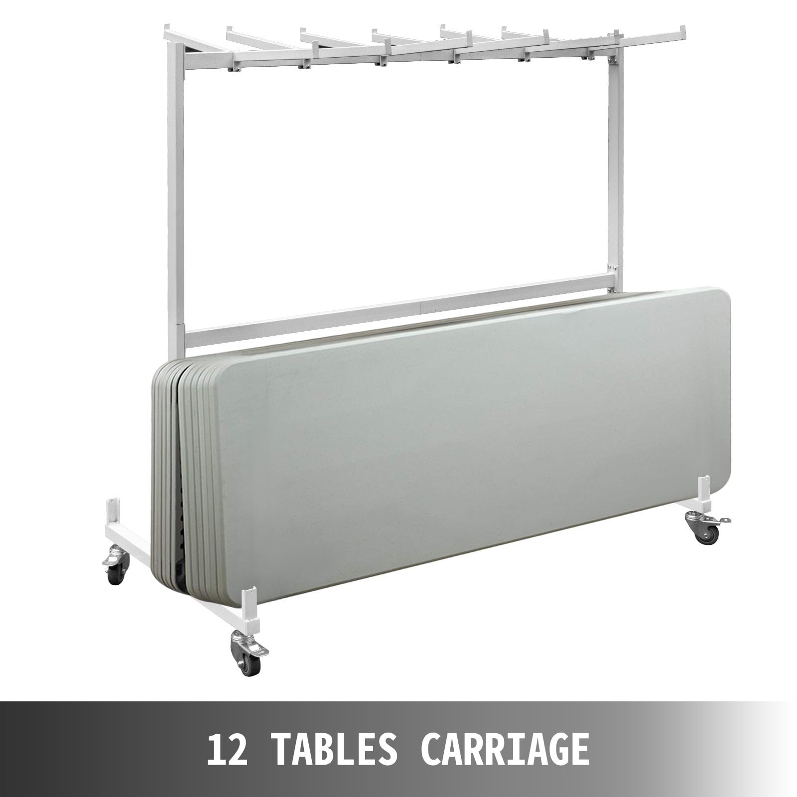 Buy VEVOR Folding Chair Cart 750lbs Capacity Folding Chair Rack 42