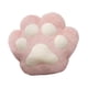 thumbnail image 5 of Manta y cojín de sofá con diseño de pata de gato, compacto y adorable, para viaje Rosa, 5 of 9