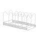 thumbnail image 1 of Yuarrent Soporte de almacenamiento de tapa de olla Encimera Estante de almacenamiento de tapa de olla sin perforaciones Estante de tapa telescópica de Organizadores de utensilios de cocina Yuarrent HA021199-00, 1 of 1