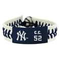 thumbnail image 1 of Genuine Baseball CC Sabathia New York Yankees Bracelet, 1 of 1