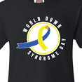 thumbnail image 4 of Inktastic World Down Syndrome Day with Yellow and Blue Ribbon Youth T-Shirt, 4 of 5