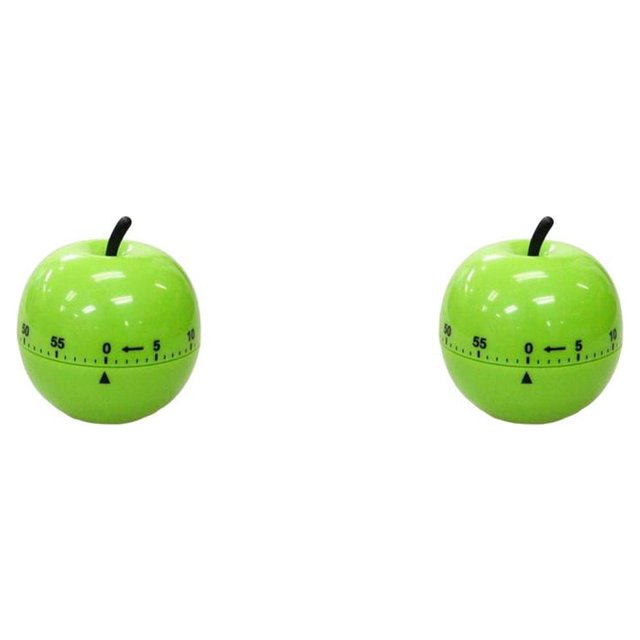 Yuarrent Kitchen Mechanical Timer Professional Fruit Shaped Tool Cooking Accurate Timing Counting Device Clocking Down Timers 2Conjunto