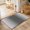 Charcoal Gray, variant on Round Rugs 5Ft, Ombre Brick Red Round Area Rug Washable Indoor Throw Carpet, Solid Color Gradient Minimalist Modern Soft Non Slip Circle Rug for Cabinet Bathroom Home Decor Aesthetic