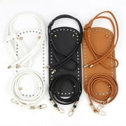 Kloware Bag Knitting Set Shoulder Strap Crochet Bag Handmade for Purse Making White