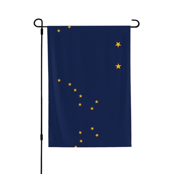 Alaska Flag House Flag 28 X 40 Inch Garden Flag Decorative House Yard Double Sided Flag For Decoration