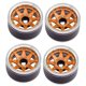 thumbnail image 1 of 4 llantas para ruedas de oruga RC 1/10 de aleación de aluminio de 1,9" de repuesto profesional y fácil de instalar Naranja, 1 of 9