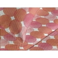 thumbnail image 3 of Ambesonne Abstract Quilted Coverlet 3 Pcs, Roundy Shapes Geometrical, King Size, Burnt Sienna and Pink, 3 of 4