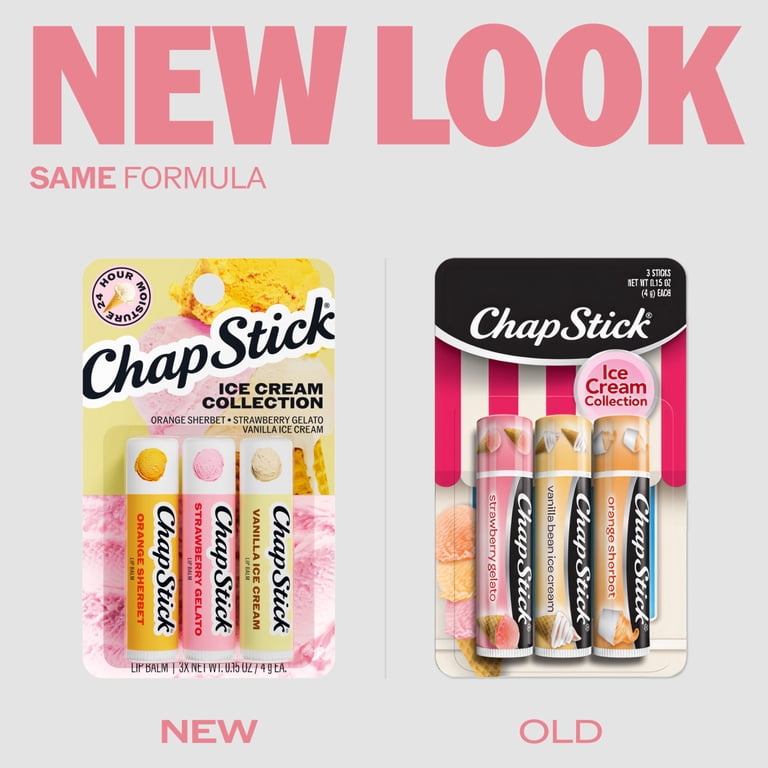 ChapStick Ice Cream Collection Lip Balm Lip Care, Moisturizer