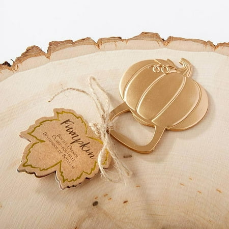 Kate Aspen Pumpkin Bottle Opener - Set of 6 - Guest Gift, Party Favor or Decorations for Thanksgiving, Halloween, Weddings, Bridal Showers, Baby Showers & More