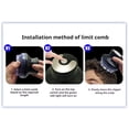 thumbnail image 4 of HLONK Flying Saucer Hair Short Hair Cutter Small Fast Digital Hair Clipper For Home Salon, 4 of 9