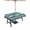 Sage Green, variant on Outdoor Tablecloths with Umbrella Hole & Zipper, Blue Beige Anchor Tablecloth Rectangle 60x84 Inch, Nautical Summer Beach Coastal Ocean Waterproof Table Cloth, Patio/Pool/Picnic Table Covers