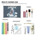 thumbnail image 4 of Cauagu Shark for Tyvek Makeup Bag,Reusable Travel Cosmetic Bag Women Organizer Toiletry Bag Birthday,Gifts for Women Girlfriend Mom Teacher 6.5’’*8.9’’, 4 of 7