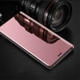 thumbnail image 2 of Mirror Case for Xiaomi Redmi A1 Support Wireless Charging, Smart Clear View Cover Ultra Thin with Kickstand Flip Phone Case for Xiaomi Redmi A1 QH Rose Gold, 2 of 10