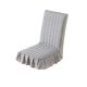 thumbnail image 2 of Coxín de sillón acolchado engrosado con respaldo | Asiento de cobertura total | Lino de poliéster mezclado azul beige gris plata | 90x45cm | 1 Pieza | Cojín para la decoración del hogar, 2 of 6