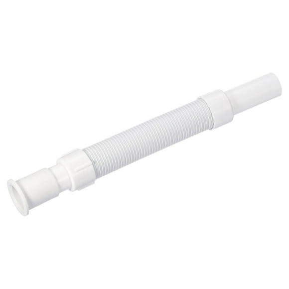 Unique Bargains Plastic Anti Odor Drain Pipe Expandable Tubing Flexible Pipe White 1 Pack