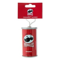 Pringles Grab and Go Decoupage Holiday Ornament, Red, Plastic, Collectible, by Ruz
