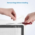 thumbnail image 6 of RENPHO H13 True HEPA Replacement Air Filter for R-HAU03, 3-Stage Filtration System, Pre-Filter, HEPA Air Filter, Net Filter, Especially for Pets Hair, Smoke, Allergies, Odors, Dust, R-HAU03-WH, 6 of 6