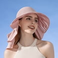 thumbnail image 7 of WKSCLPAI Sun Hat for Women,Outdoor Wide Brim Sun Hat,Fashionable Neck Protection Sun Hat with Wide Shawl,Sun Protection and Breathability, 7 of 7