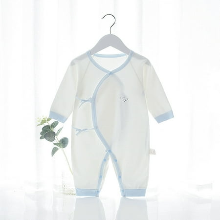 

Journey Kids Baby Long Sleeve Jumpsuit Breathable Skin-friendly Fashion Clothing(Side Opening 3 59cm)