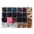 thumbnail image 1 of Ojos de Plásstico de Muñecas de Lujoso, PlásTiCO de Buena Fuerte y Duradero Prácico 280pcs Narices de Oso de Peluche para Juguetes de Lujo para Muñecas, 1 of 7