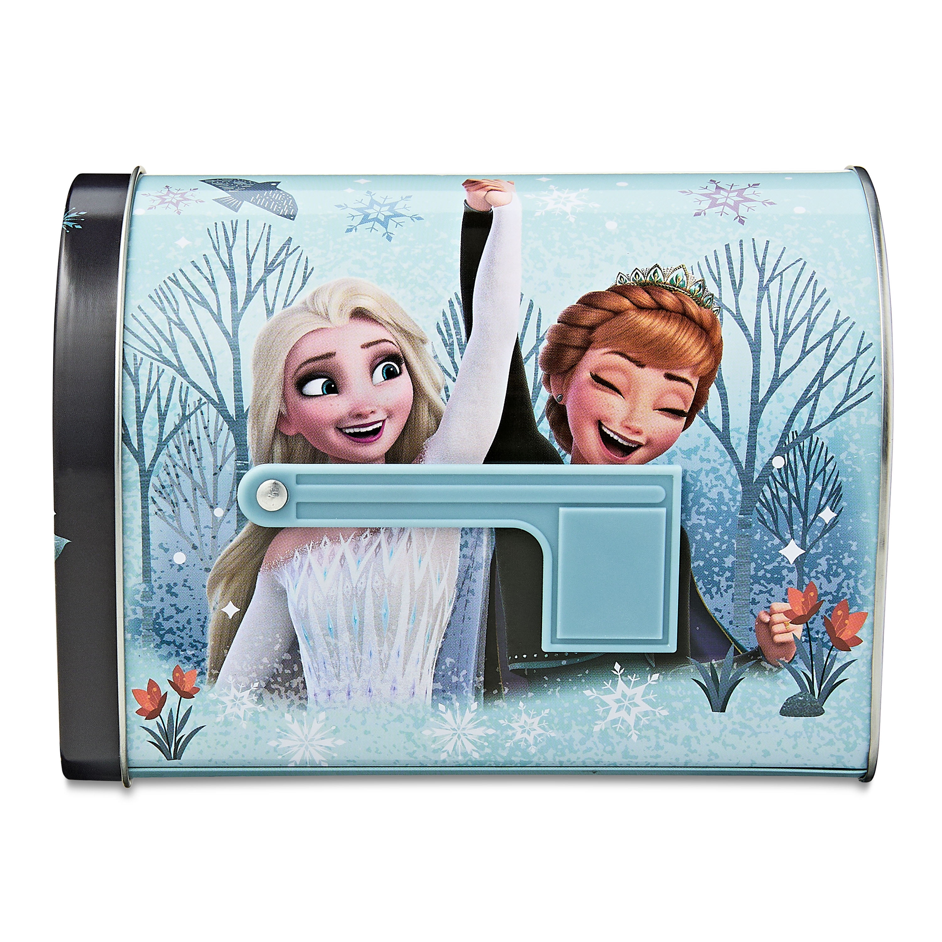 Disney Frozen Tin Mailbox, 1 Count, New, Valentine's Day