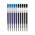 thumbnail image 3 of Recambio de tinta para bolígrafo de gel, L98 mm, repuesto de recarga para bolígrafo, recambios neutros para metal 424, negro, azul, para oficina y escuela, 10 unidades, 3 of 5