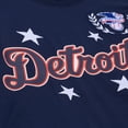thumbnail image 4 of Women's Mitchell & Ness Navy Detroit Tigers Pep Rally Cropped Boxy T-Shirt, 4 of 7