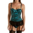 thumbnail image 4 of Women's Seven 'til Midnight 9103 Victorian Lace Bustier And Thong Set, 4 of 4
