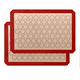 thumbnail image 1 of 2 Alfombrillas Tapetes Antiadherentes Belug De Silicona Para Hornear Beige con Rojo, 1 of 5