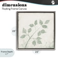 thumbnail image 4 of Stupell Industries November Leaves Tree Branches Gray Framed Floater Canvas Wall Art, design by Michael Marcon, 4 of 10